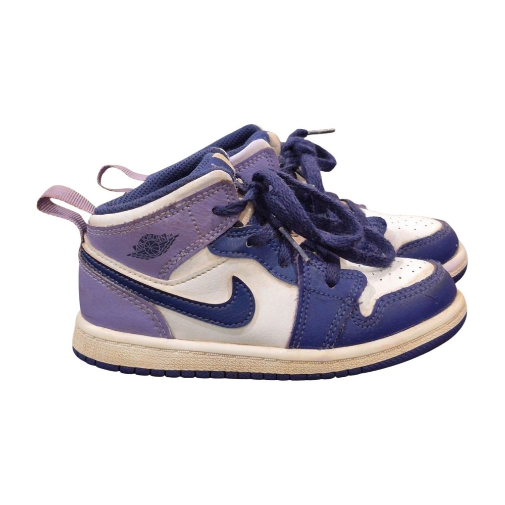 Nike Air Jordan 1 Mid Kids Sneakers Athletic Shoes DQ8425-515 Kids 9C
